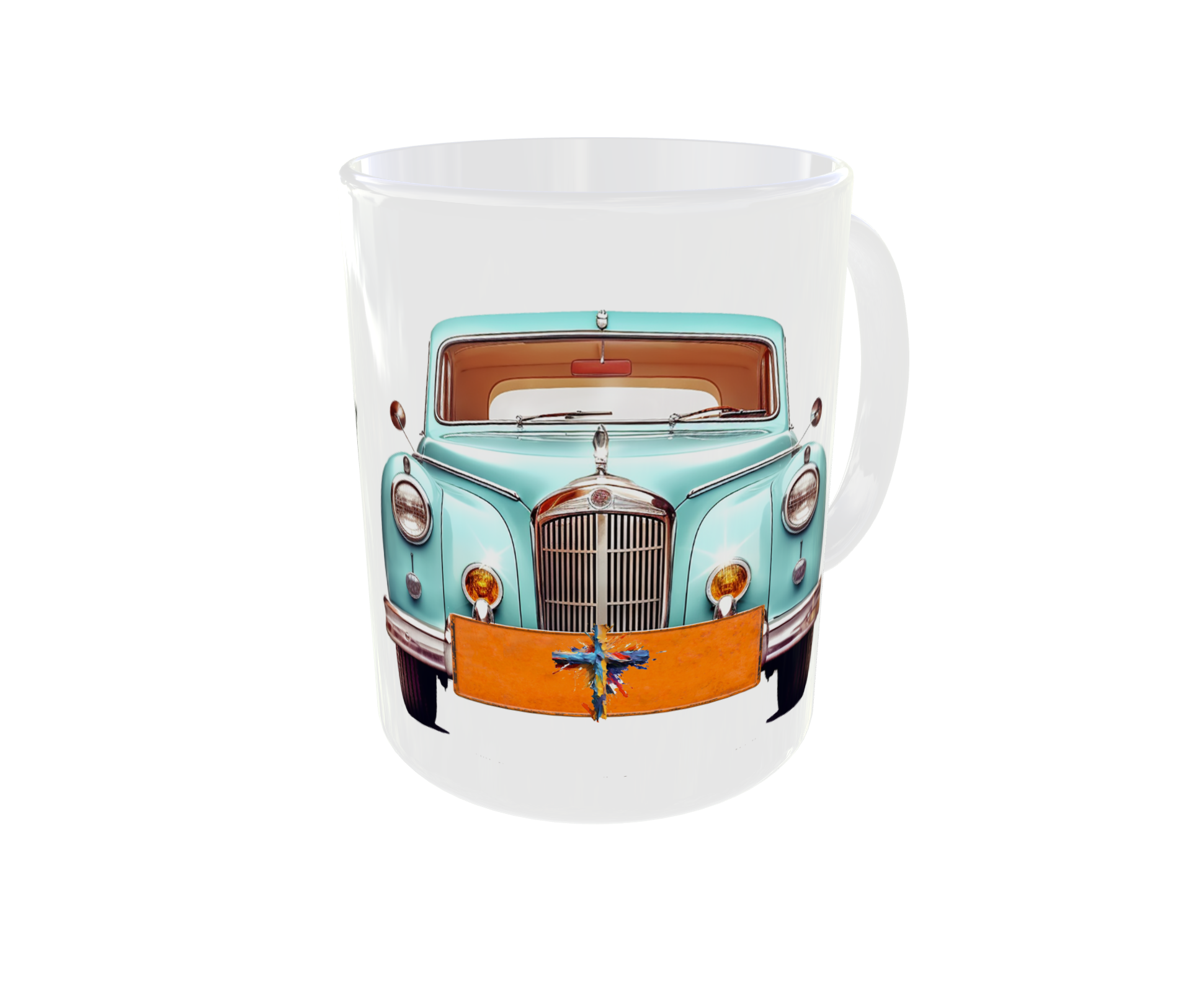 Drink in style with our “Driven By Faith” coffee mug for men and rev up your faith!