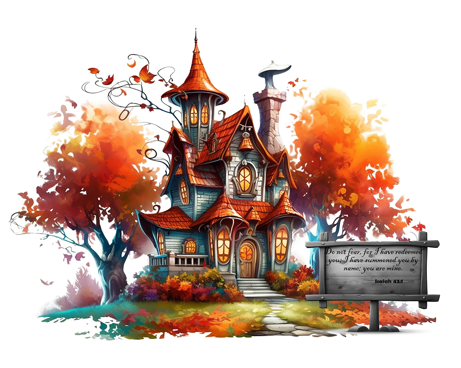 Halloween Clipart with a twist – Bible Verse!